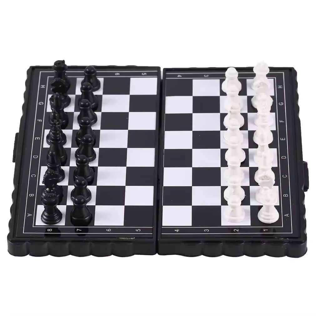 Kids Outdoor Exercise Equipment - 1Pc Mini Magnetic Chess Set Folding