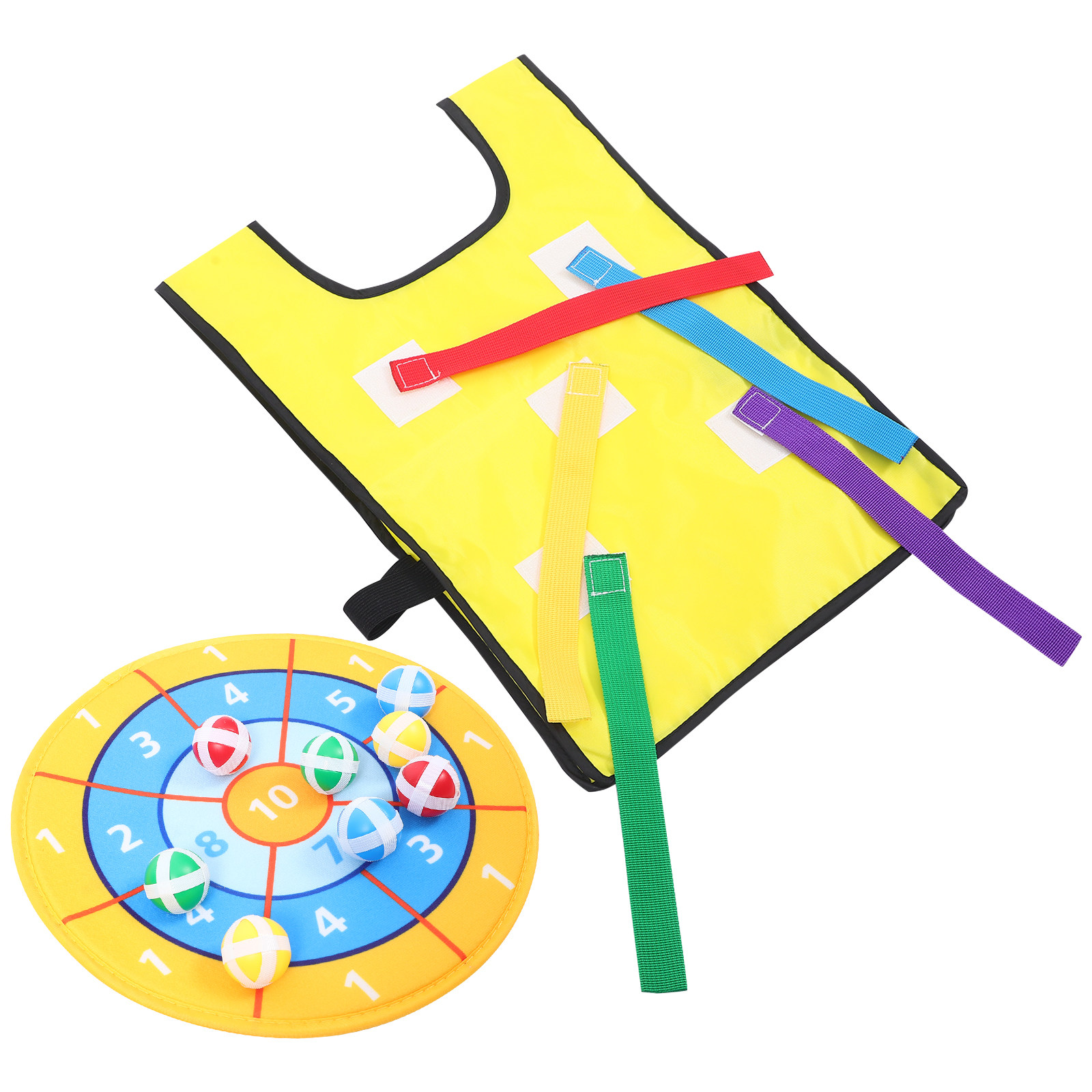 Kids Outdoor Games - 1Set Sticky Ball Vest Kit Soft