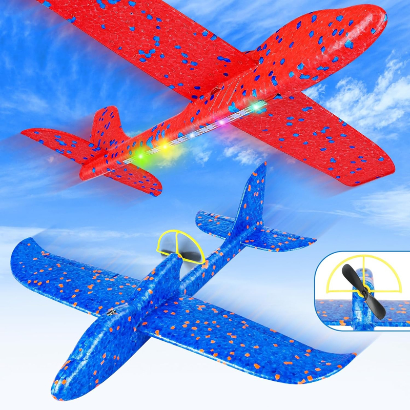Kids Outdoor Storage - Electric Foam Plane Glider Hand Throw