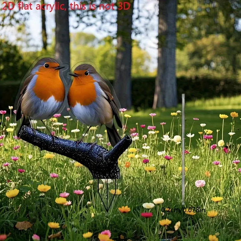 Kids Outdoor Decor - 1PCS Mockingbird Weather-Resistant Courtyard Decoration Ideal