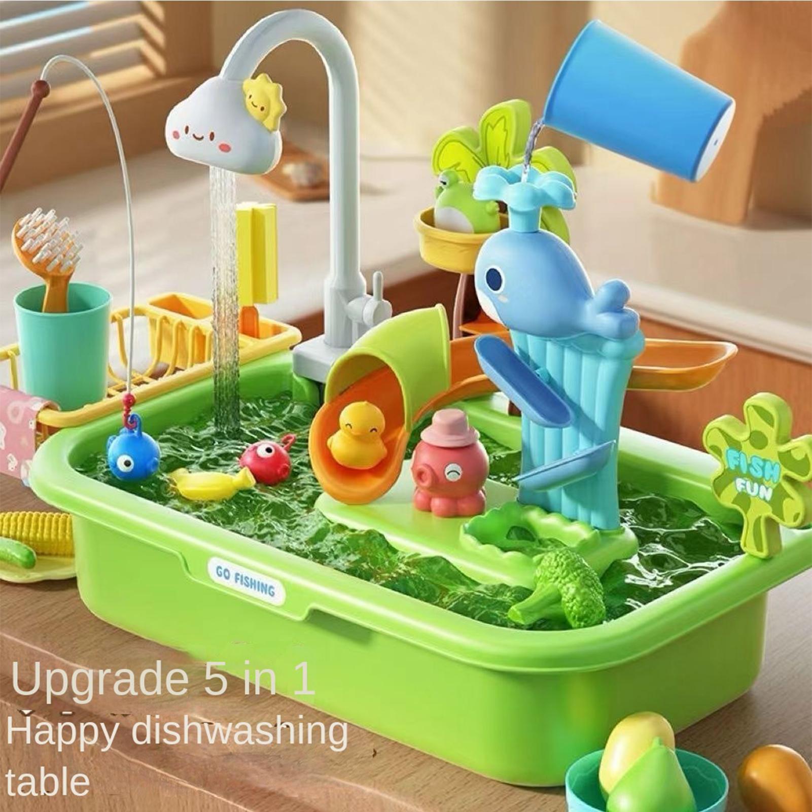 Kids Outdoor Folding Table - Water Table Sandbox for Kids Outdoor