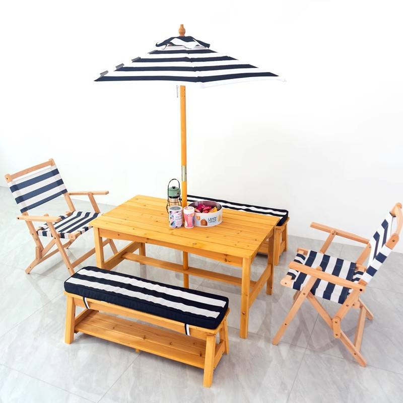 Kids Outdoor Table And Chairs With Umbrella - Kids Indoor Outdoor Table & Chairs