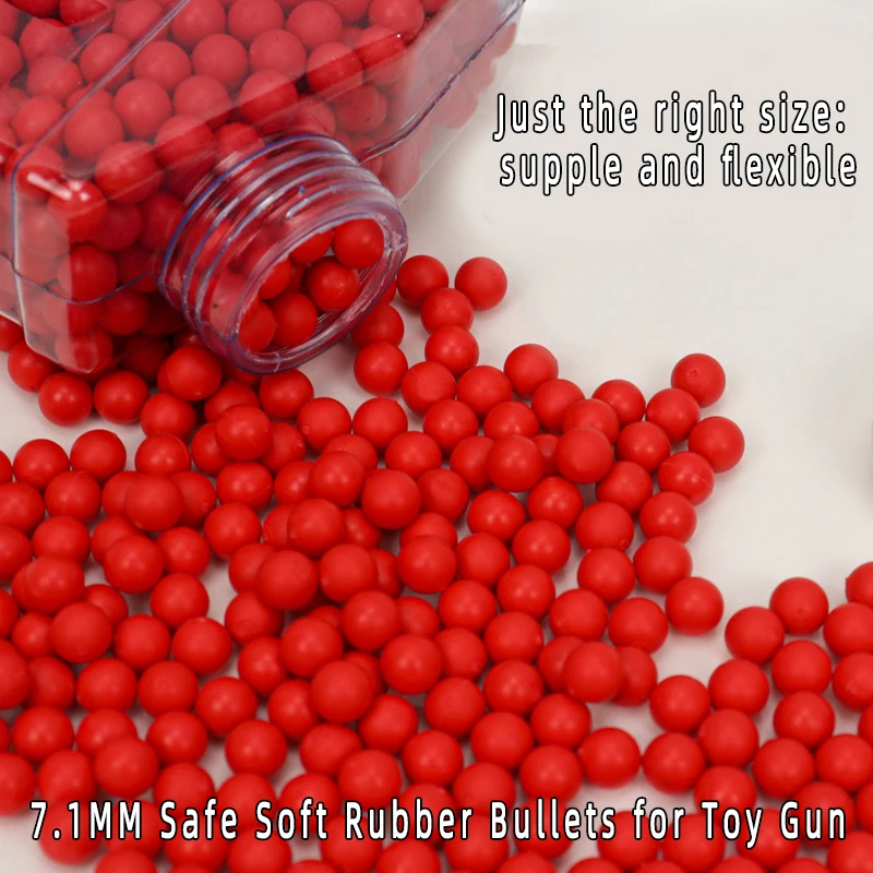 Kids Outdoor House Accessories - 56U 1E 7.1MM Red Soft Rubber