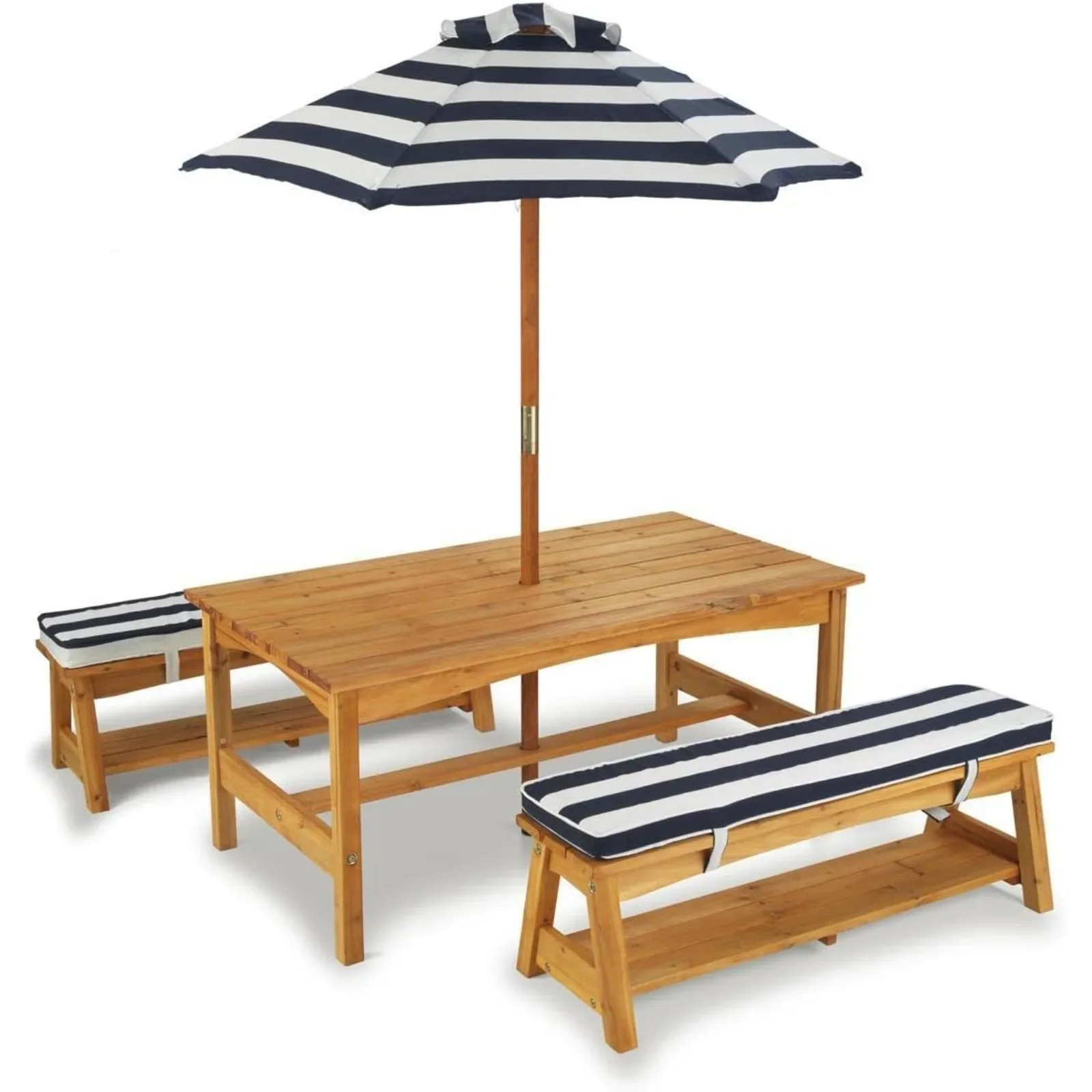 For Outdoor Wooden Table & Ben - Kids Outdoor Bench With Umbrella recension och pris