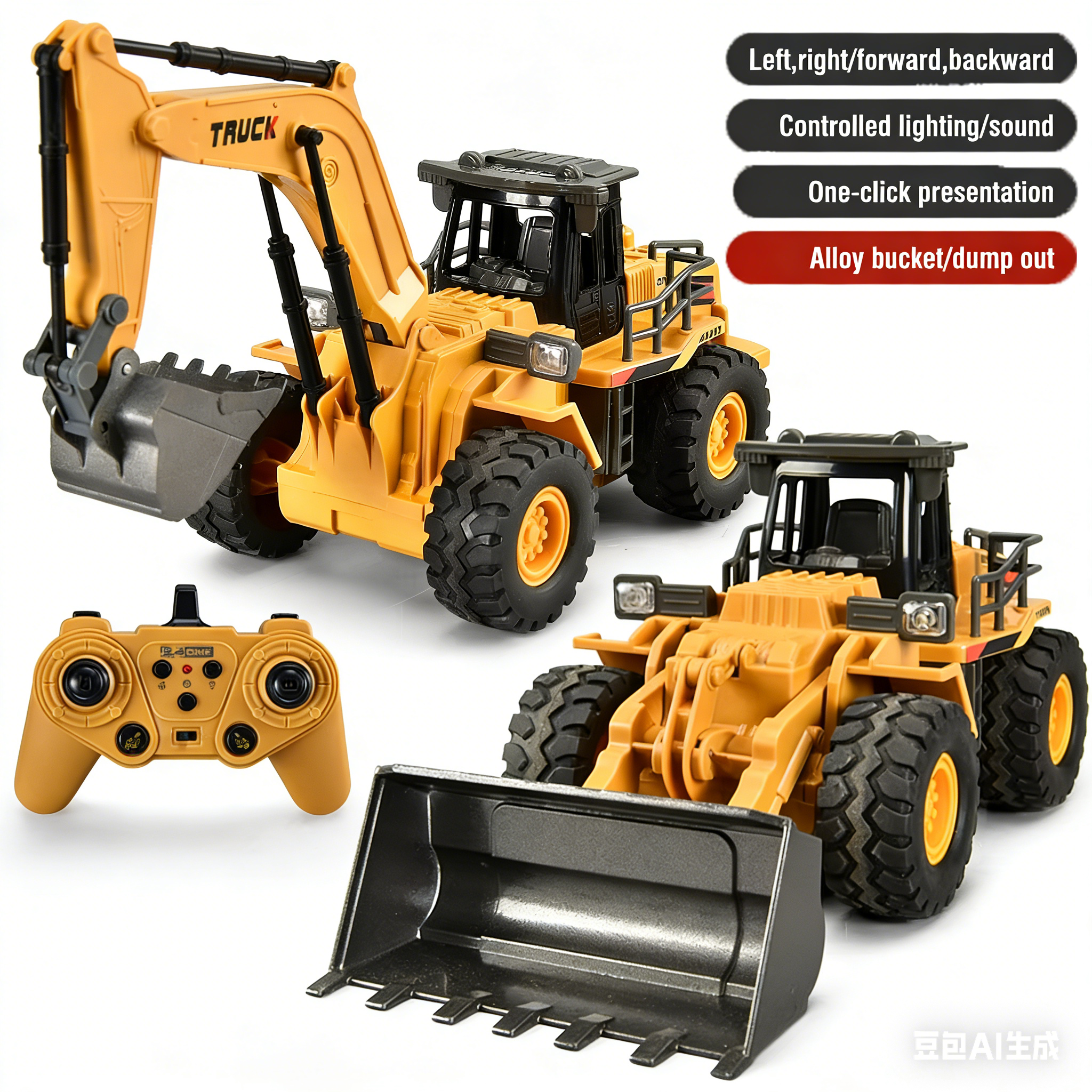 2.4G Alloy Remote Control Exca - Kids Outdoor Vehicles recension och pris