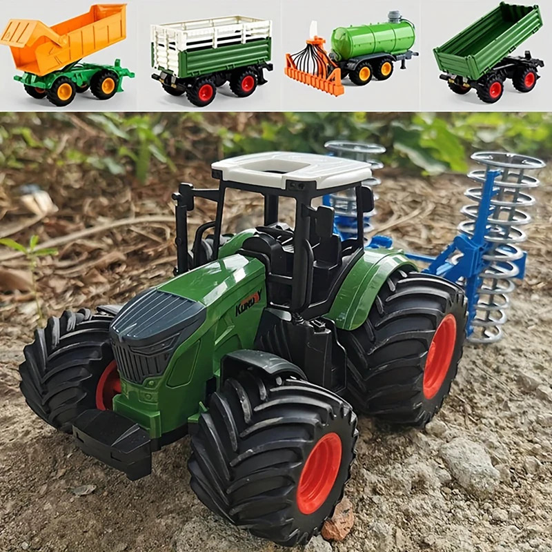 1:24 Inertial Farm Tractor wit - Kids Outdoor Exercise Equipment recension och pris