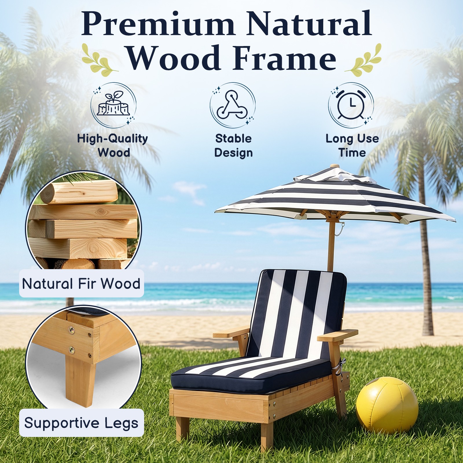 Kids Chaise Lounge Patio Loung - Kids Outdoor Lounge Furniture recension och pris