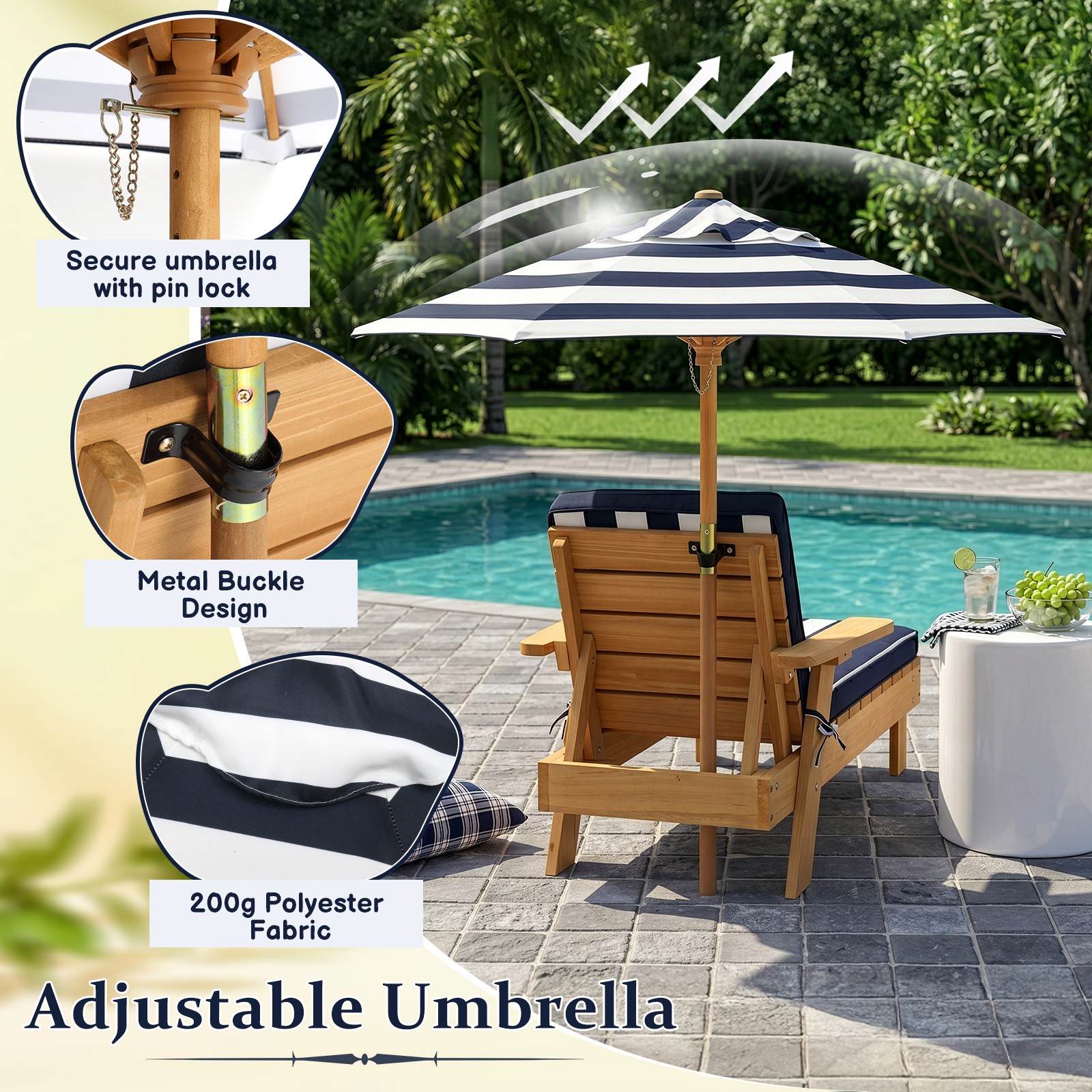 Kids Chaise Lounge Patio Loung - Kids Outdoor Lounge Furniture recension och pris