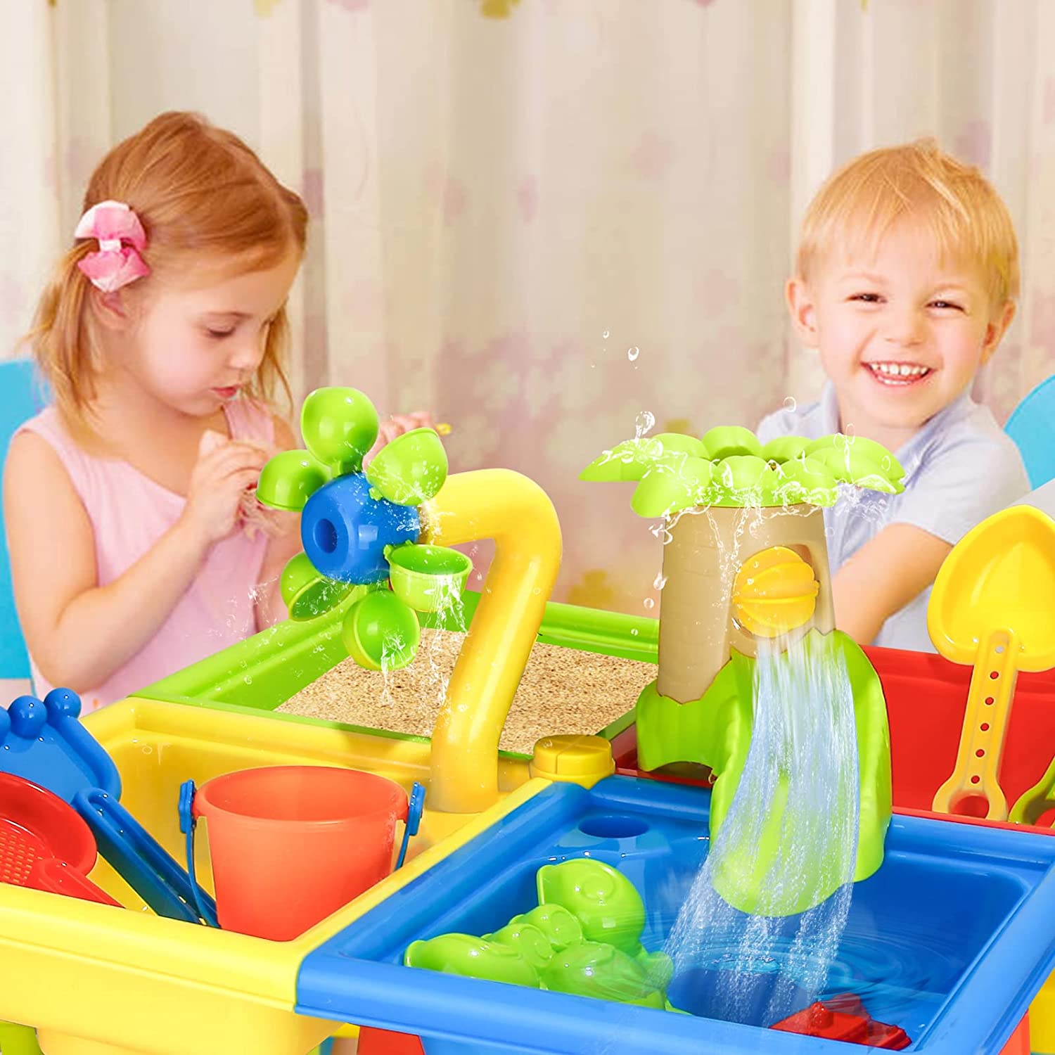 Beach Table Sand Play Toys Chi - Kids Outdoor Water Toys recension och pris