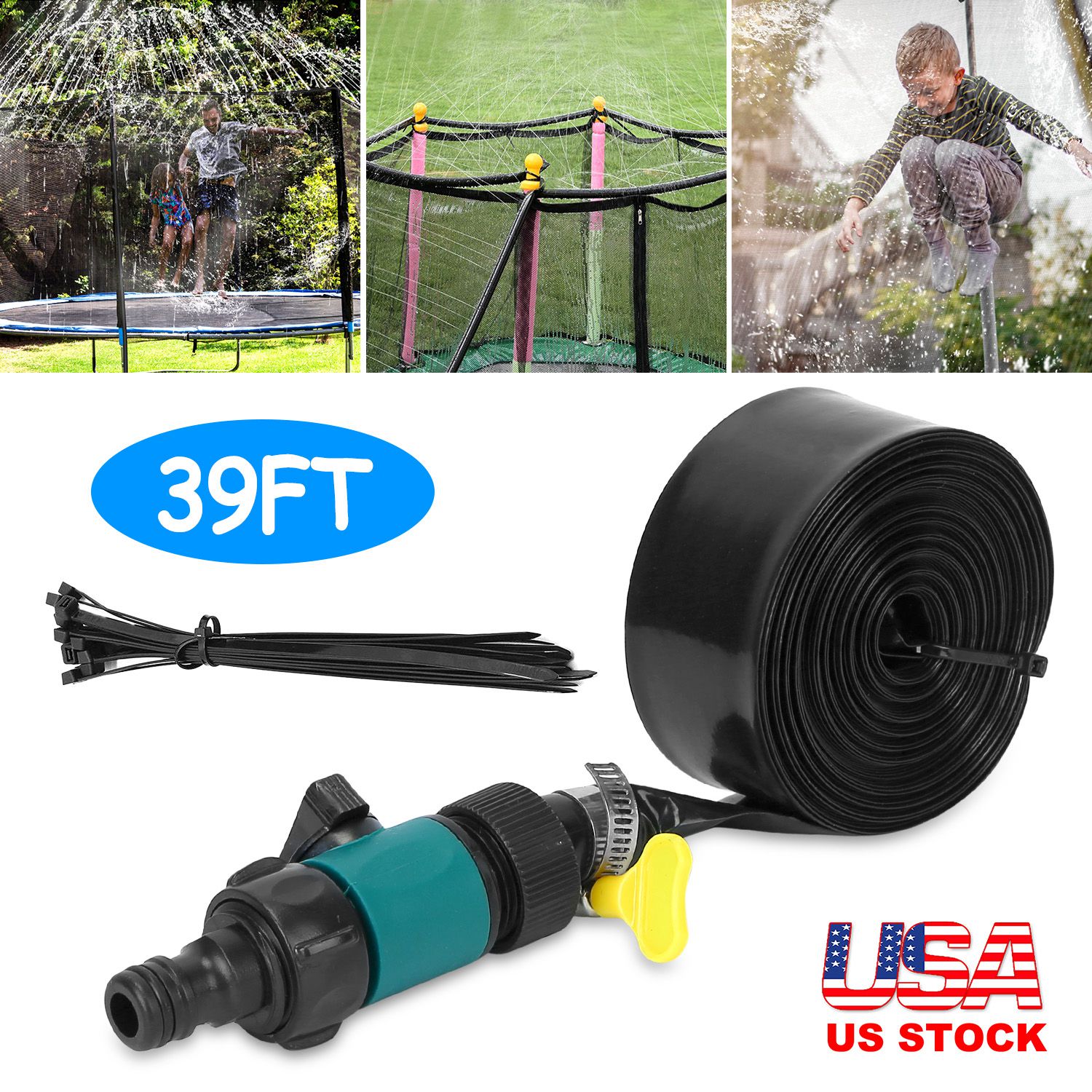 Lake Forest Upgraded Trampolin - Kids Outdoor Water Toys recension och pris