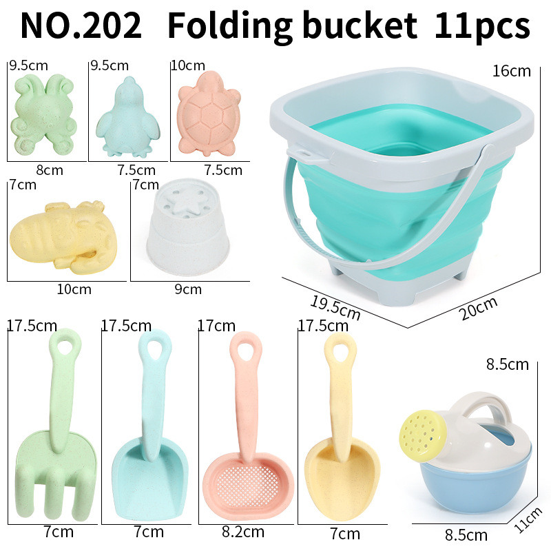 Beach Sand Play Water Set Fold - Kids Outdoor Water Toys recension och pris
