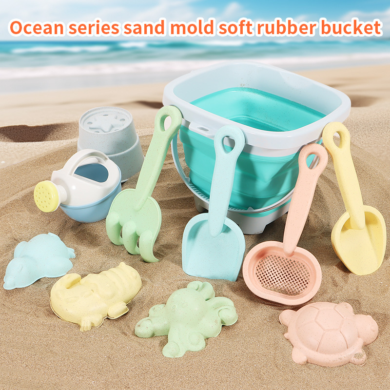 Beach Sand Play Water Set Fold - Kids Outdoor Water Toys recension och pris
