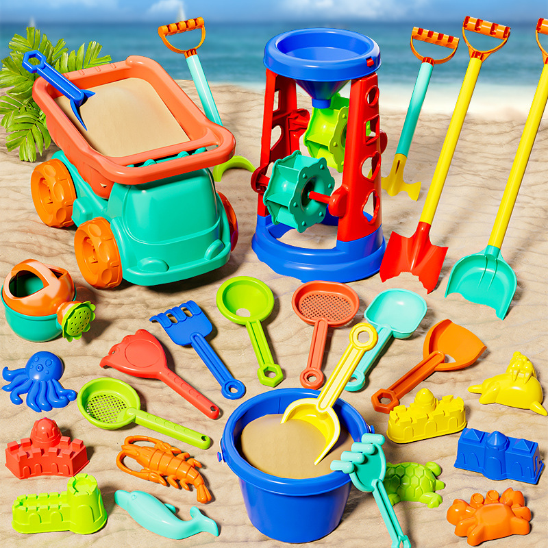 Beach Toy Set for Kids Sand Wh - Kids Outdoor Sandbox recension och pris