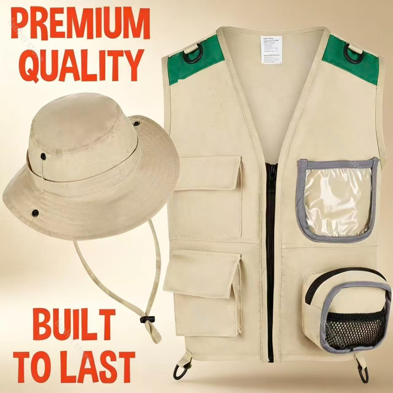 Kids Explorer Vest and Hat Cos - Kids Outdoor Games recension och pris
