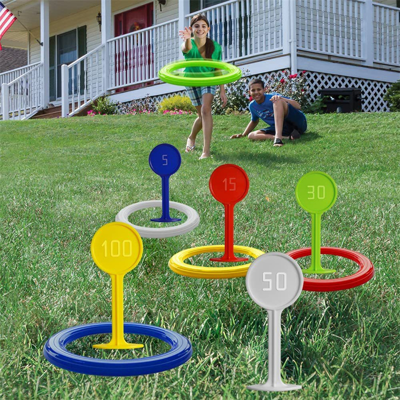Plastic Ring Toss Game for Kid - Kids Outdoor Yard recension och pris