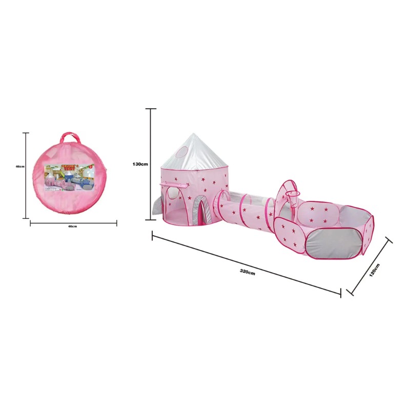 3 in 1 Kids Tent House Portabl - Kids Outdoor House Accessories recension och pris