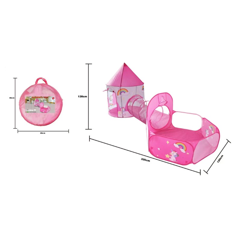 3 in 1 Kids Tent House Portabl - Kids Outdoor House Accessories recension och pris