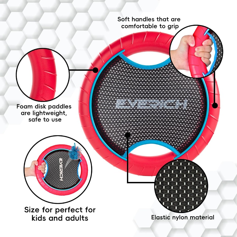 Trampoline Paddle Ball Set wit - Kids Indoor Outdoor Trampoline recension och pris