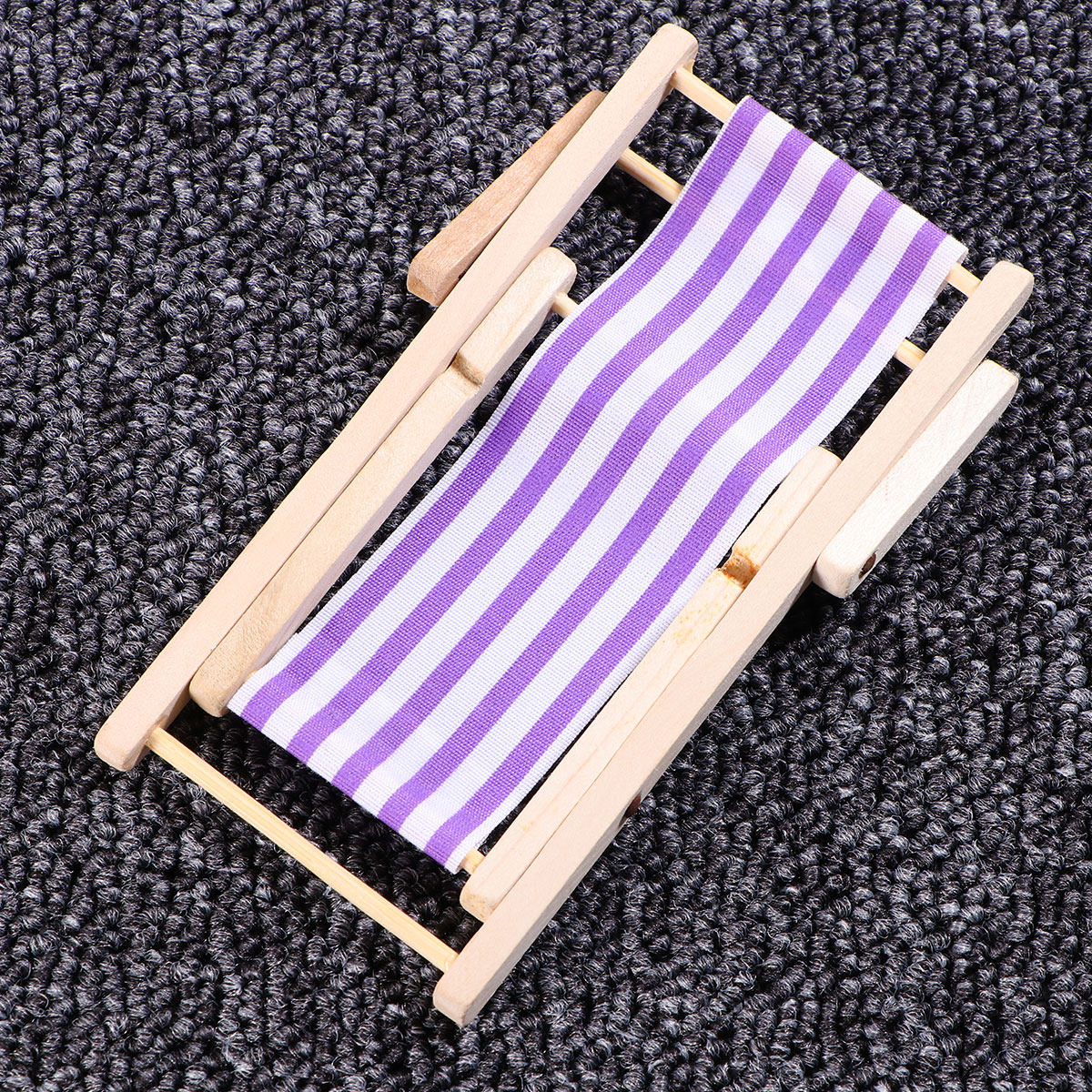 1Pcs Wooden Beach Chair Miniat - Kids Outdoor House Accessories recension och pris