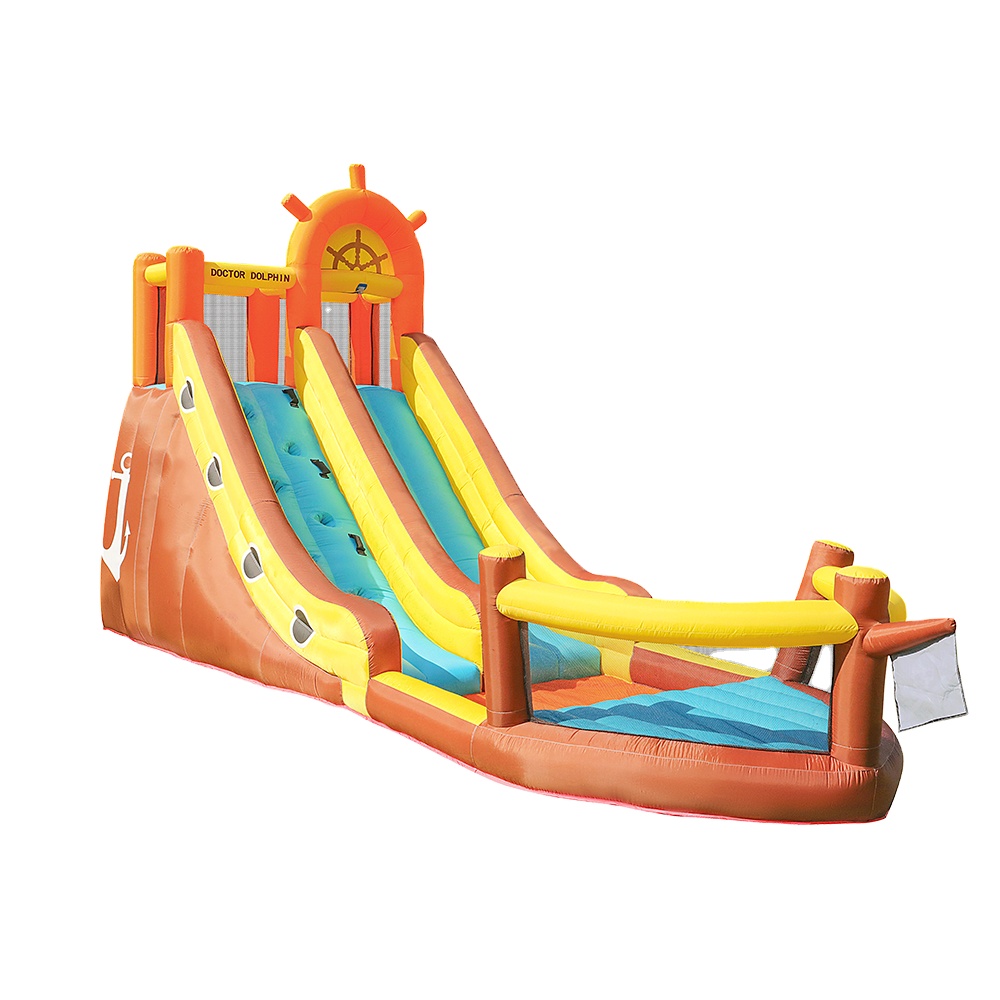 Doctor Dolphin Pirate Ship Out - Kids Outdoor Bounce House recension och pris