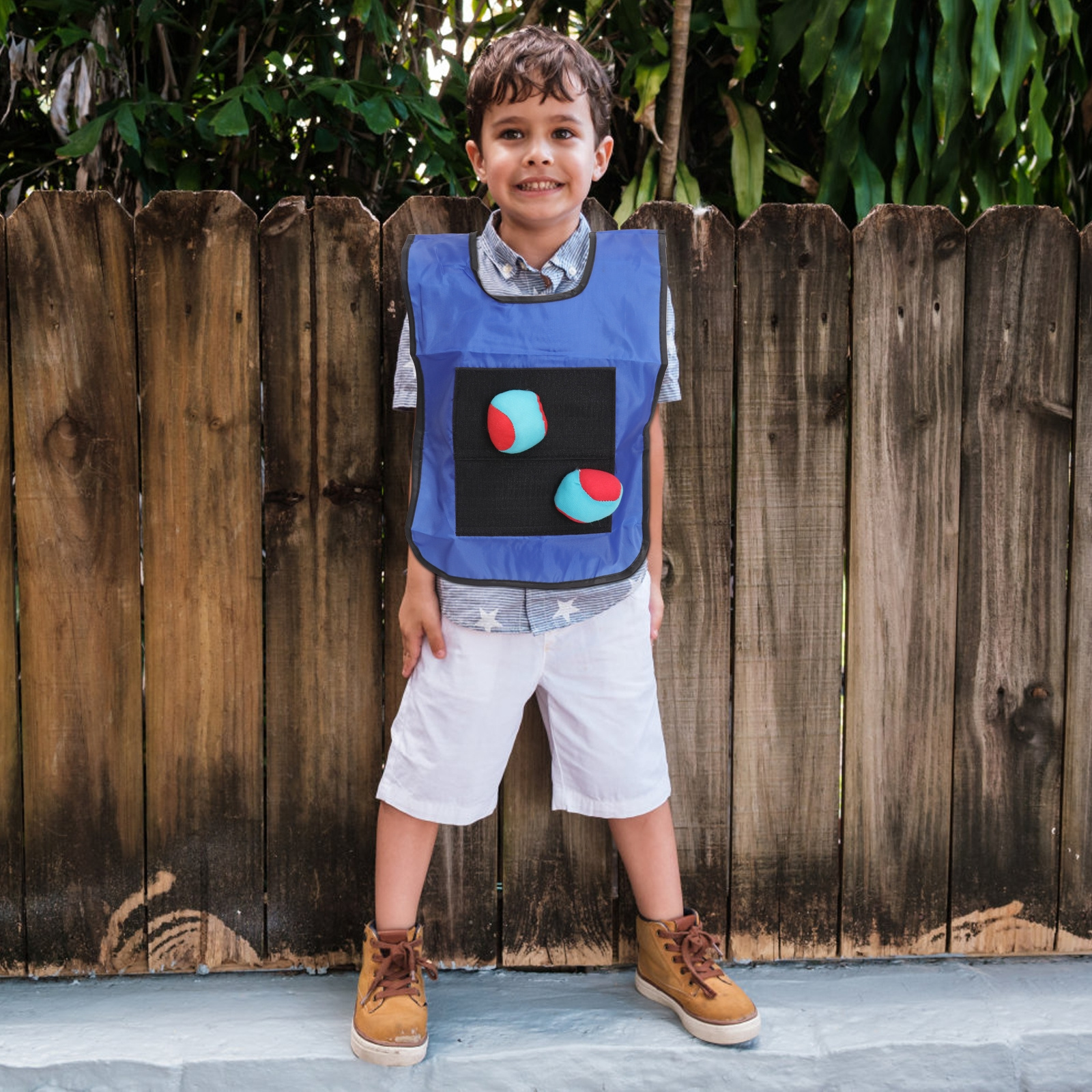 Small Blue Sticky Ball Vest Du - Kids Outdoor Vest recension och pris