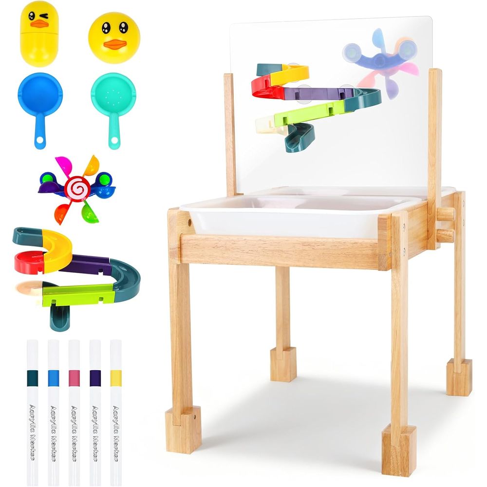 Sand and Water Table or Toddle - Kids Outdoor Wooden Table recension och pris