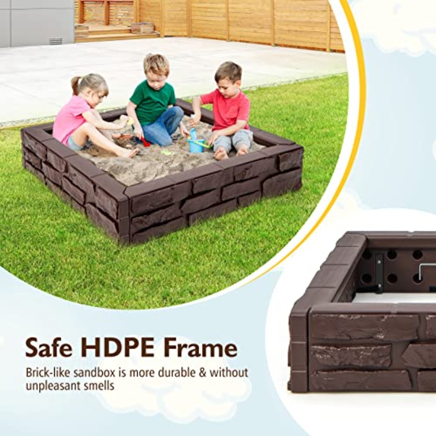 Outdoor kids sandbox for backy - Kids Outdoor Sandbox recension och pris