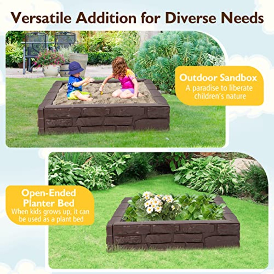 Outdoor kids sandbox for backy - Kids Outdoor Sandbox recension och pris