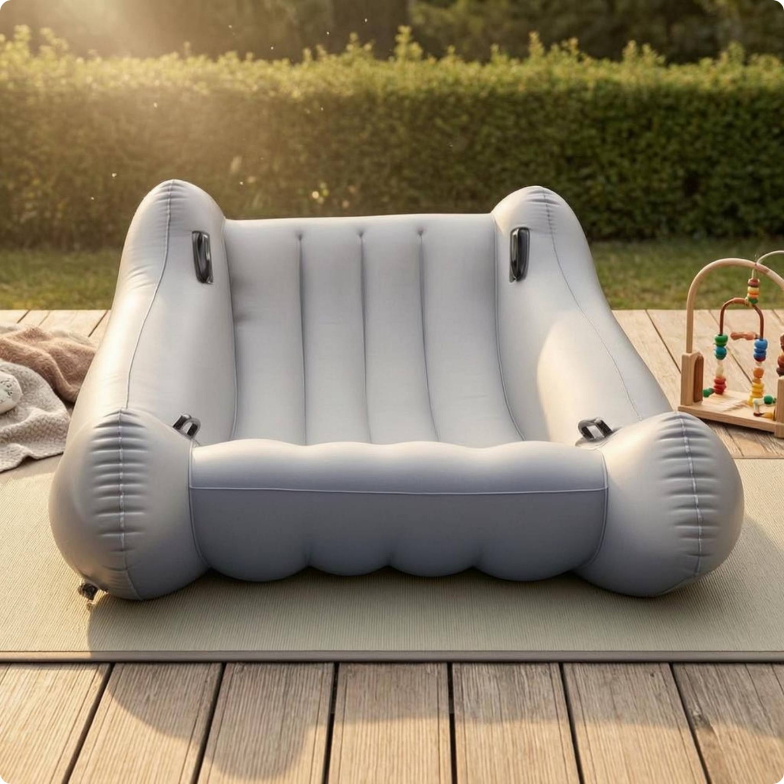 Inflatable Kids Sofa Curved Si - Kids Outdoor Lounge Furniture recension och pris