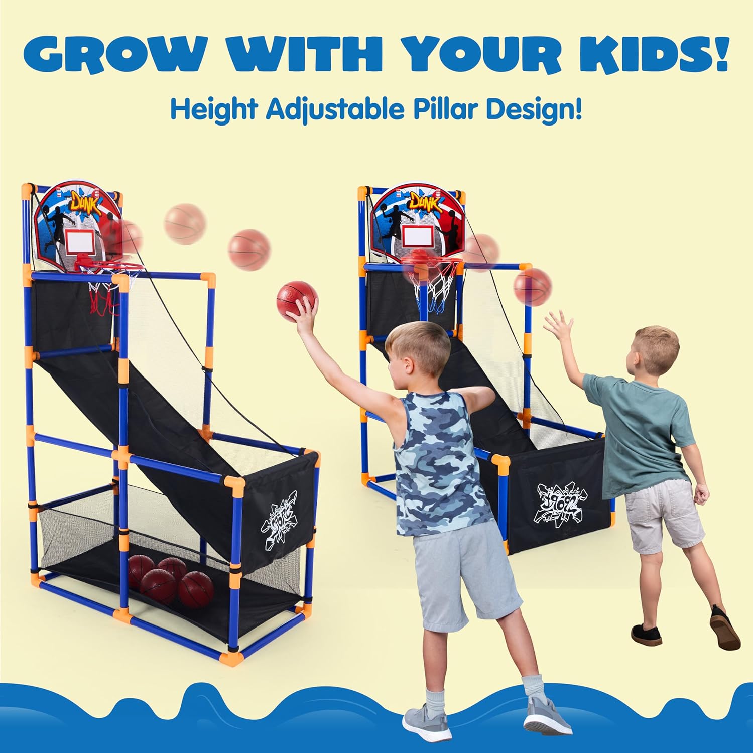Arcade Basketball Game Set wit - Kids Outdoor Games recension och pris