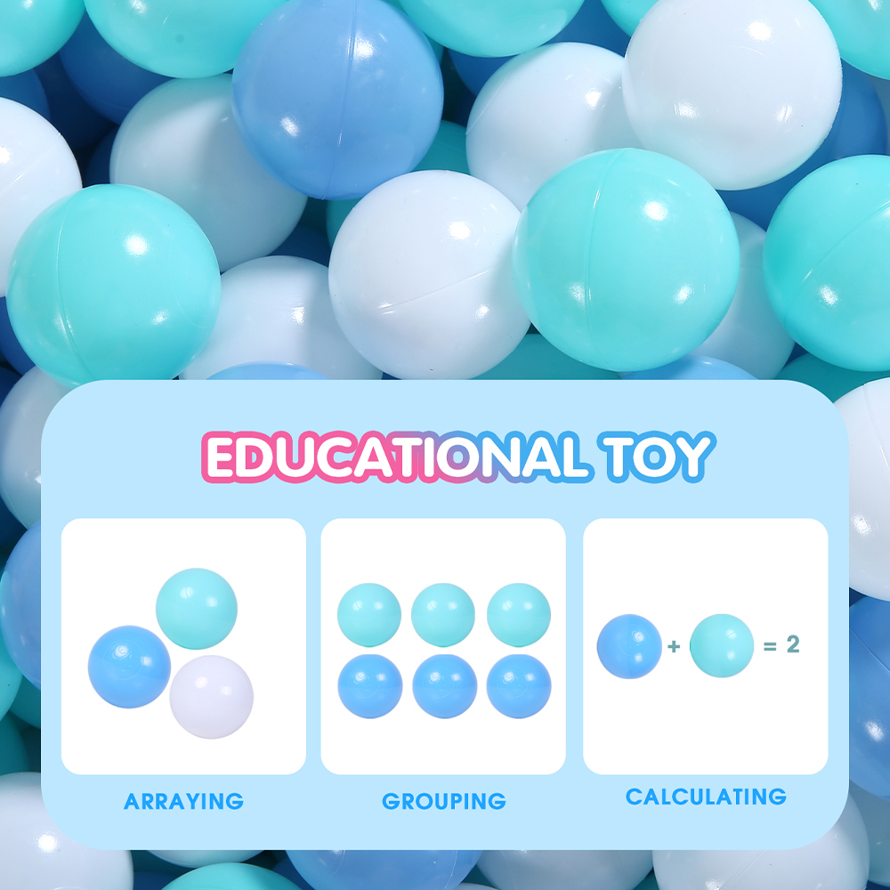 100Pcs Colors Plastic Balls Wa - Kids Outdoor House Accessories recension och pris