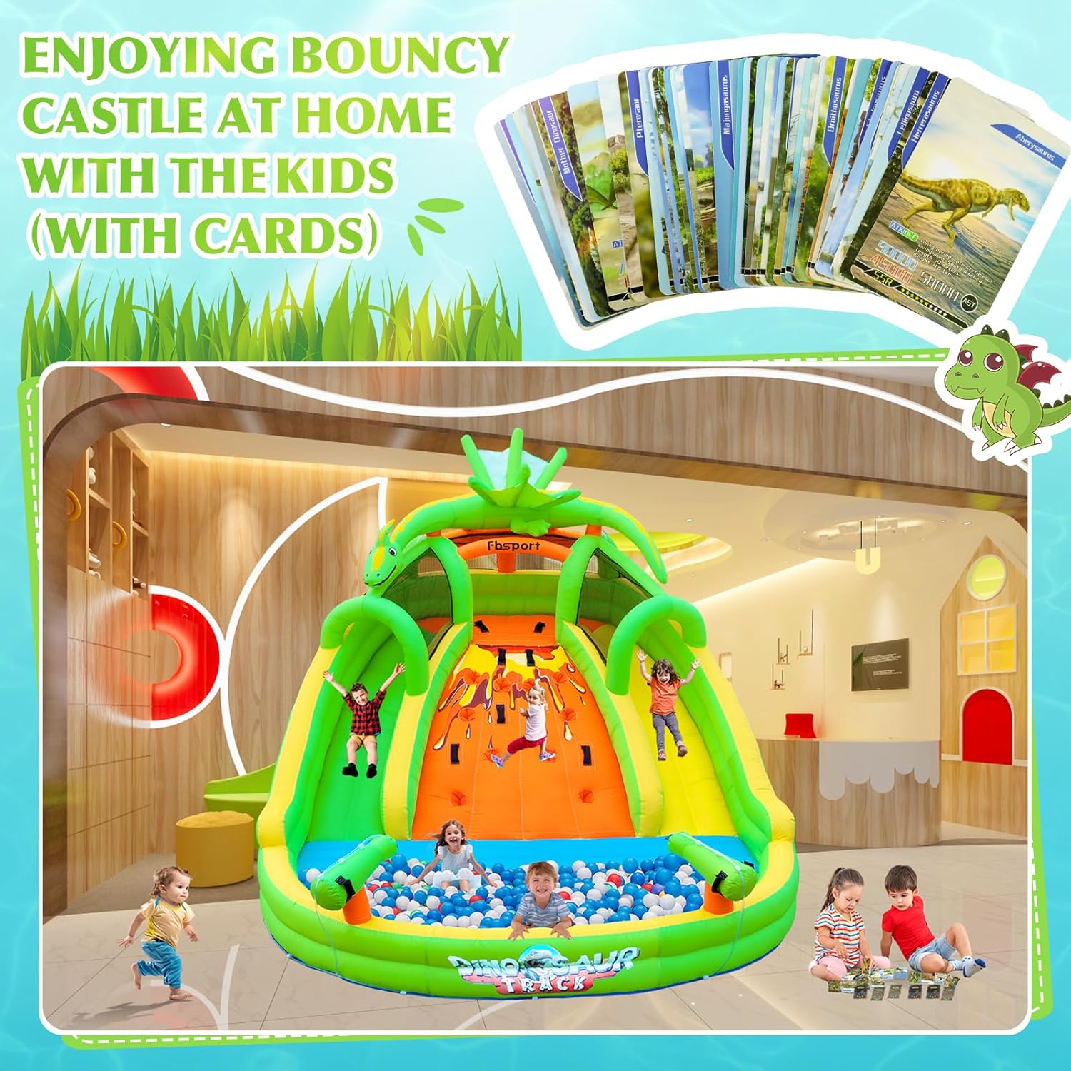 Kids Inflatable Bounce House w - Kids Outdoor Bounce House recension och pris