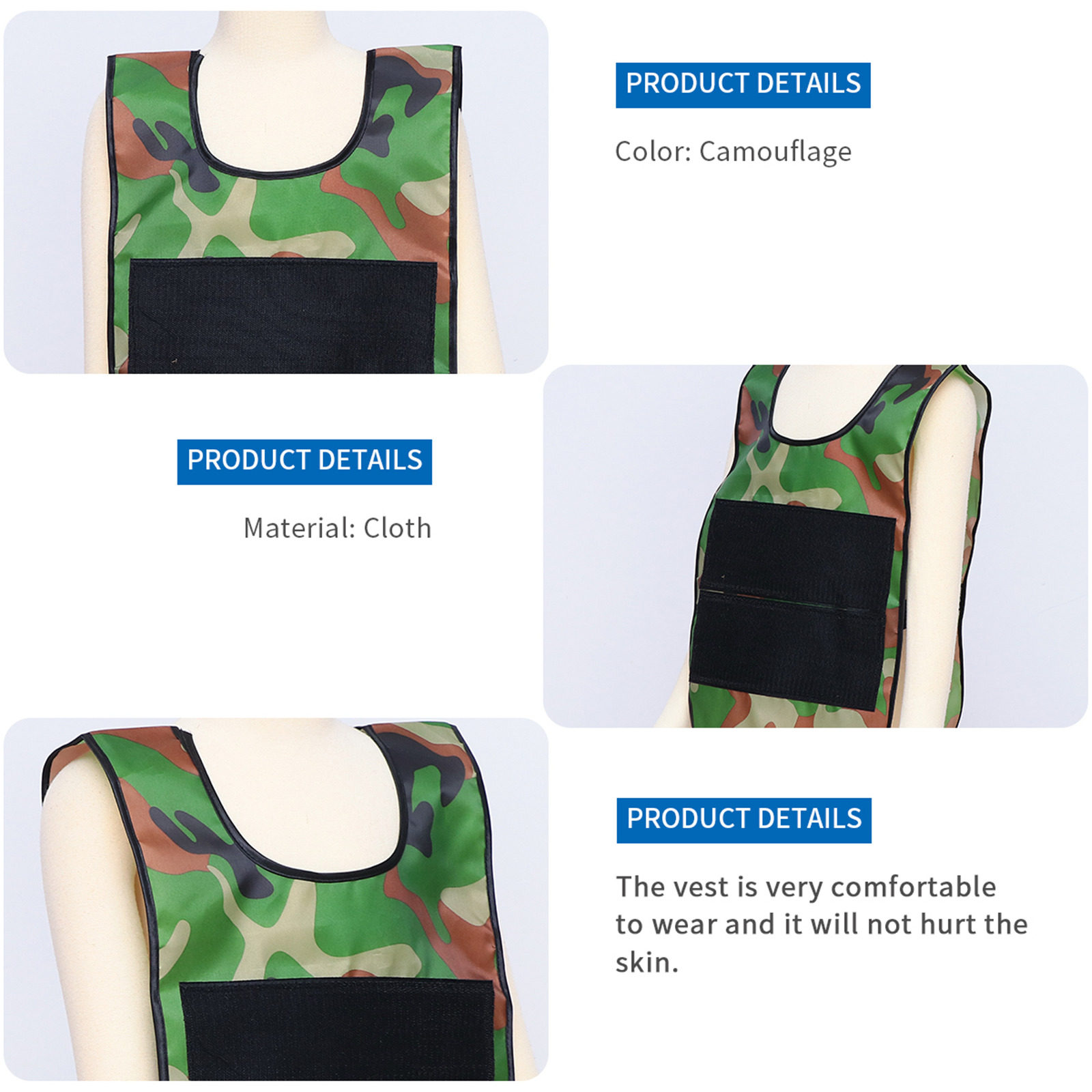 2Sets Sticky Ball Vest Outdoor - Kids Outdoor Vest recension och pris