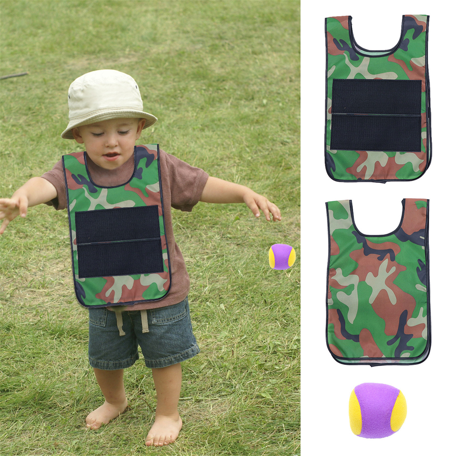 2Sets Sticky Ball Vest Outdoor - Kids Outdoor Vest recension och pris