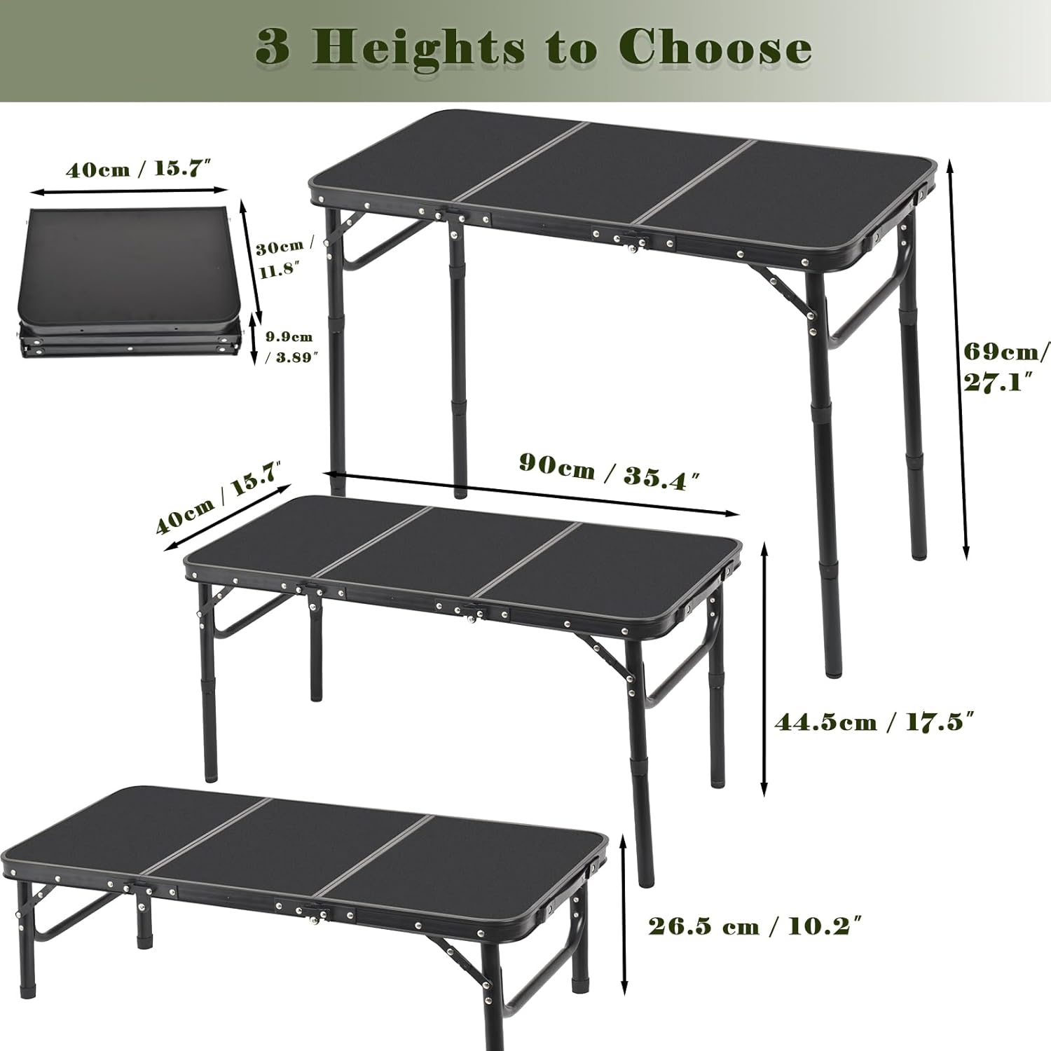 Portable Folding Camping Table - Kids Outdoor Folding Table recension och pris