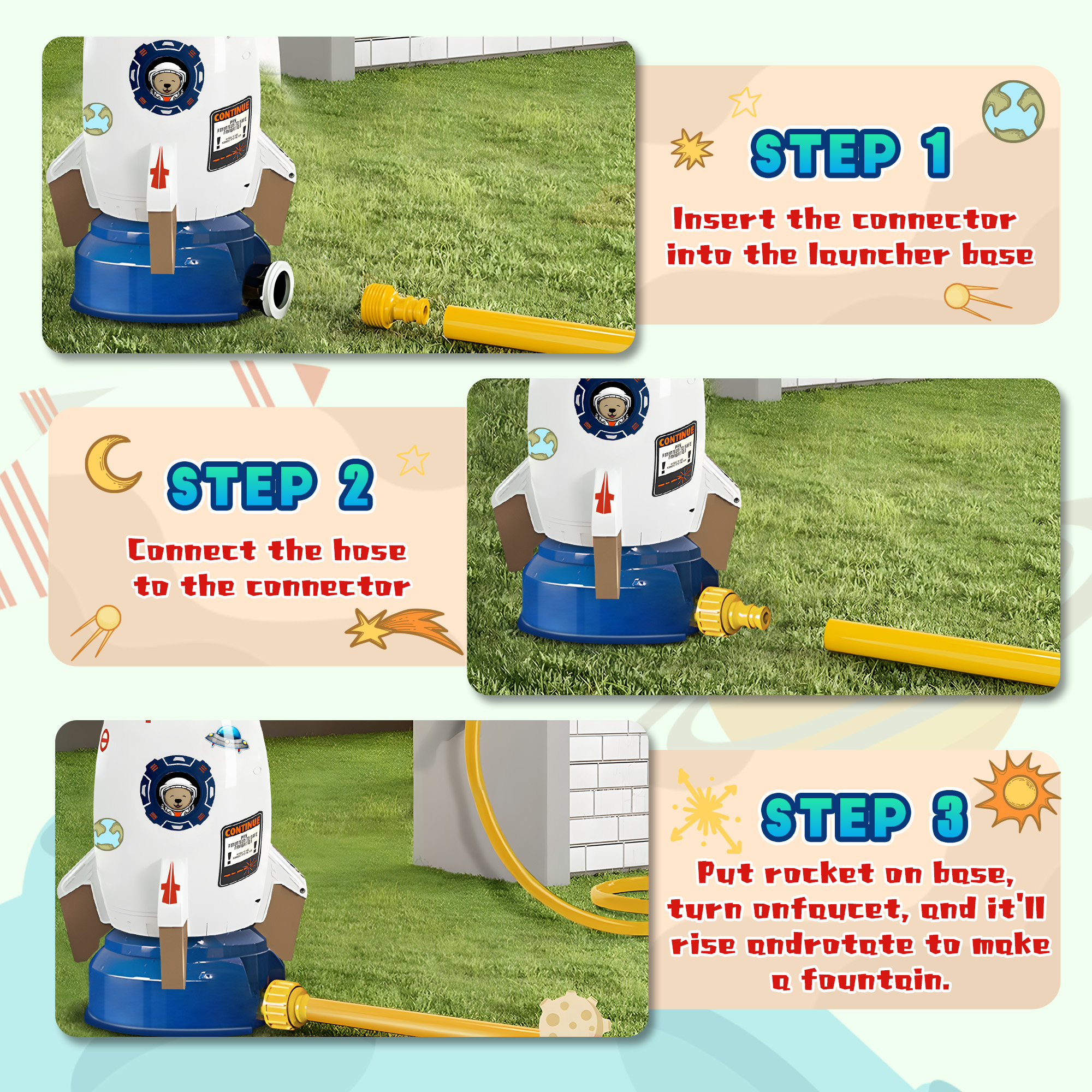 Sprinkler for Kids Outdoor Roc - Kids Outdoor Yard recension och pris