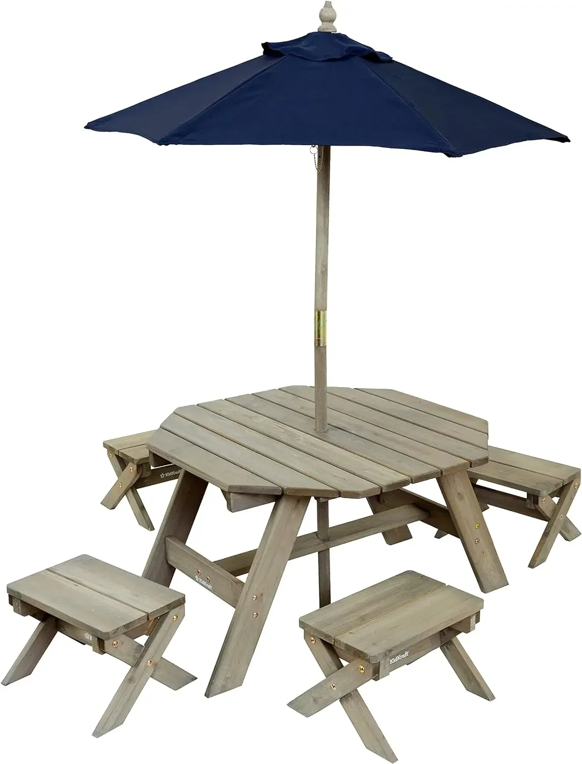 A Octagon Table Stools Umbrell - Kids Outdoor Folding Table recension och pris