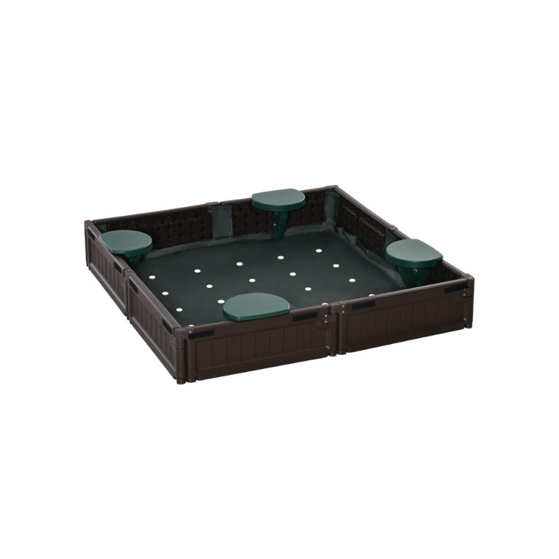 Kids Outdoor Sandbox with Cove - Kids Outdoor Sandbox recension och pris