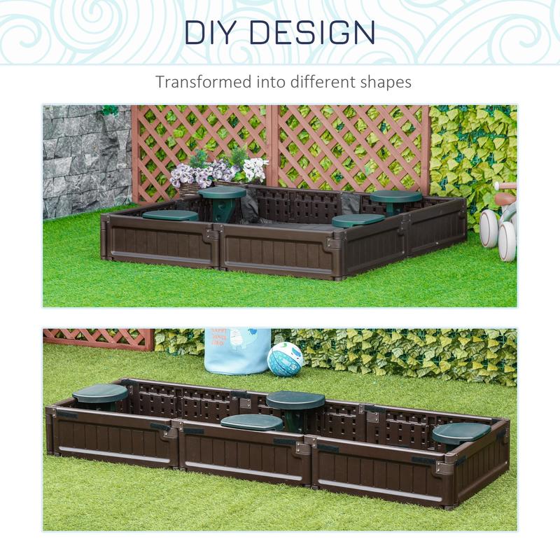 Kids Outdoor Sandbox with Cove - Kids Outdoor Sandbox recension och pris