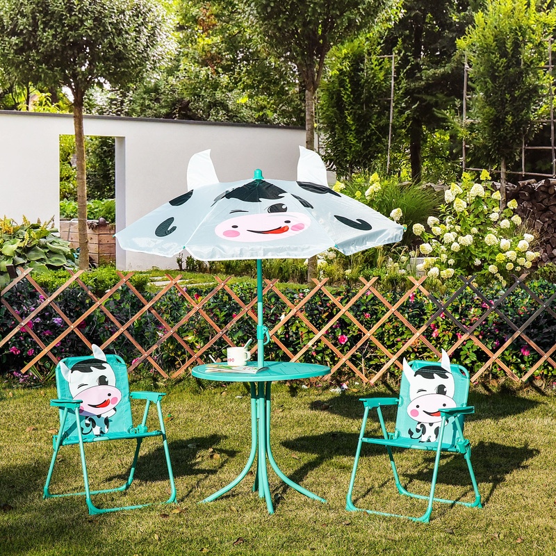 Outdoor Folding Kids Table and - Kids Outdoor Table And Chairs With Umbrella recension och pris