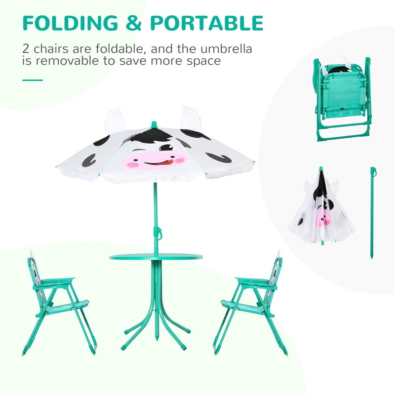 Outdoor Folding Kids Table and - Kids Outdoor Table And Chairs With Umbrella recension och pris