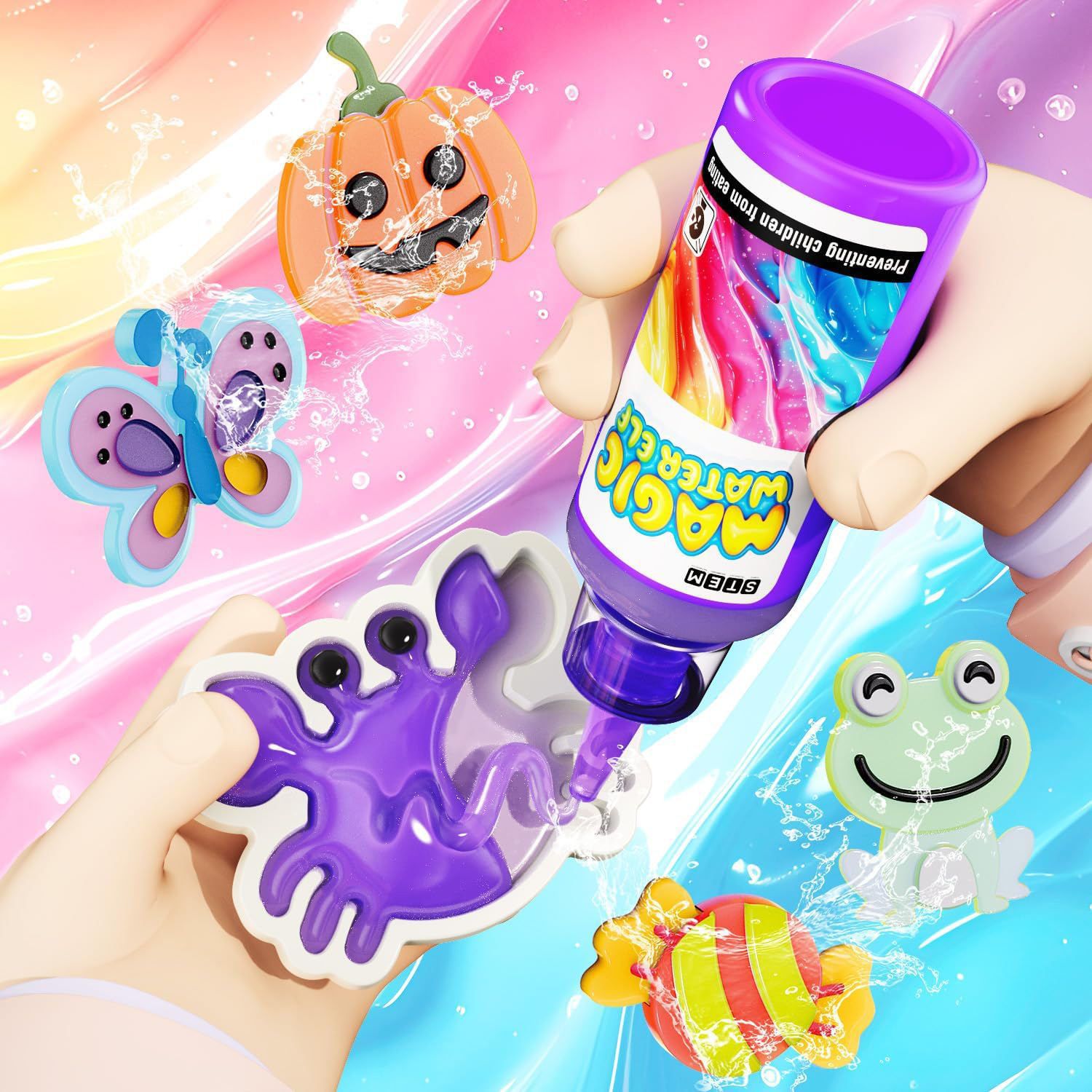 Magic Gel Water Beads Toy: 12- - Kids Outdoor Water Toys recension och pris