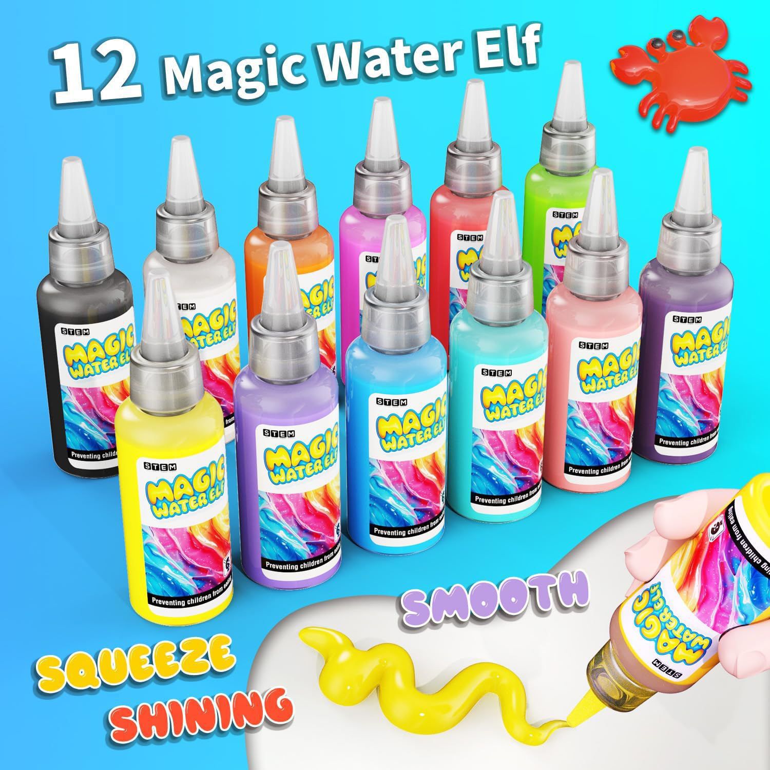 Magic Gel Water Beads Toy: 12- - Kids Outdoor Water Toys recension och pris
