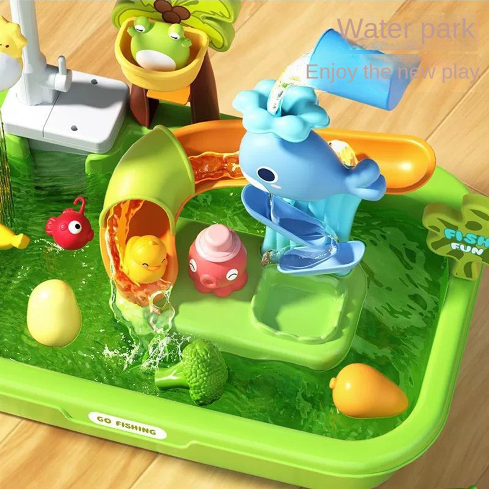Water Table Sandbox for Kids O - Kids Outdoor Folding Table recension och pris
