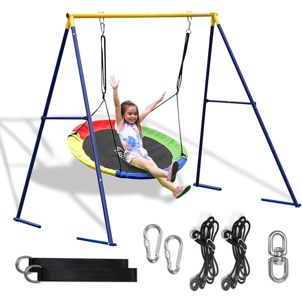 Heavy-Duty 440lbs Outdoor Swin - Kids Outdoor Youtube recension och pris