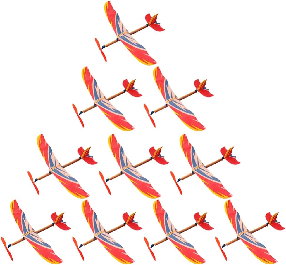 10PCS Airplane Model Rubber Ba - Kids Outdoor Exercise Equipment recension och pris