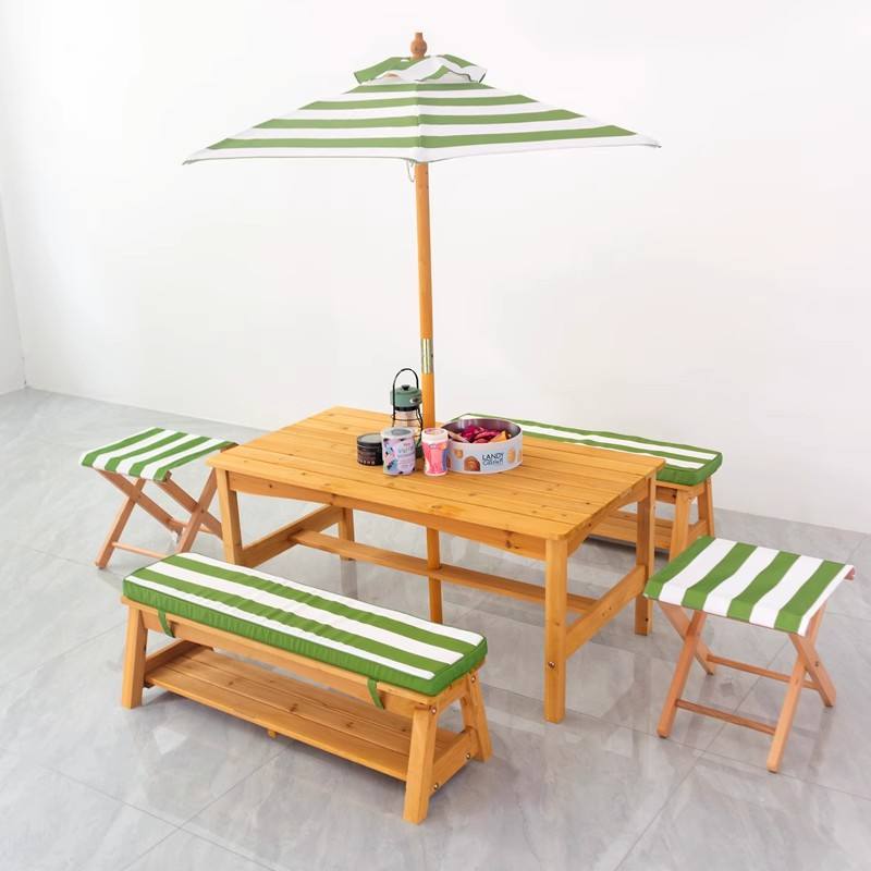 Kids Indoor Outdoor Table & Ch - Kids Outdoor Table And Chairs With Umbrella recension och pris
