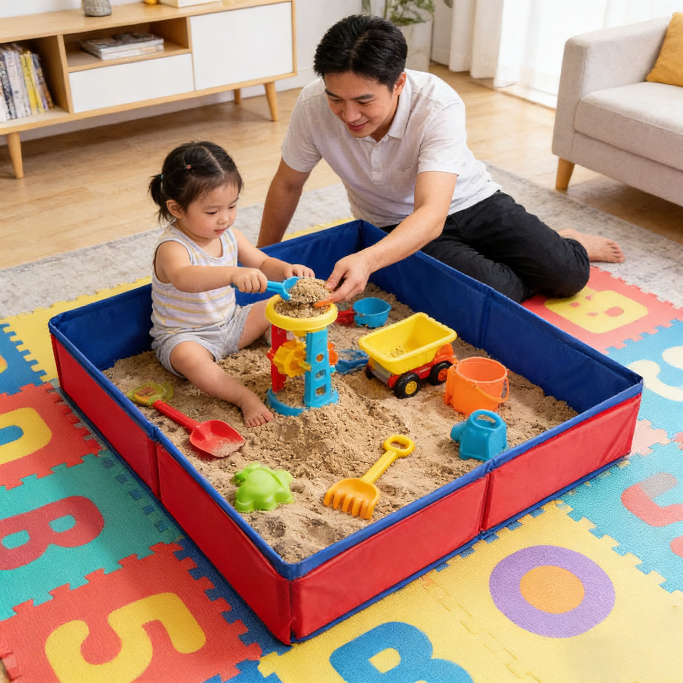 Kids Sand Table for Children B - Kids Outdoor Folding Table recension och pris