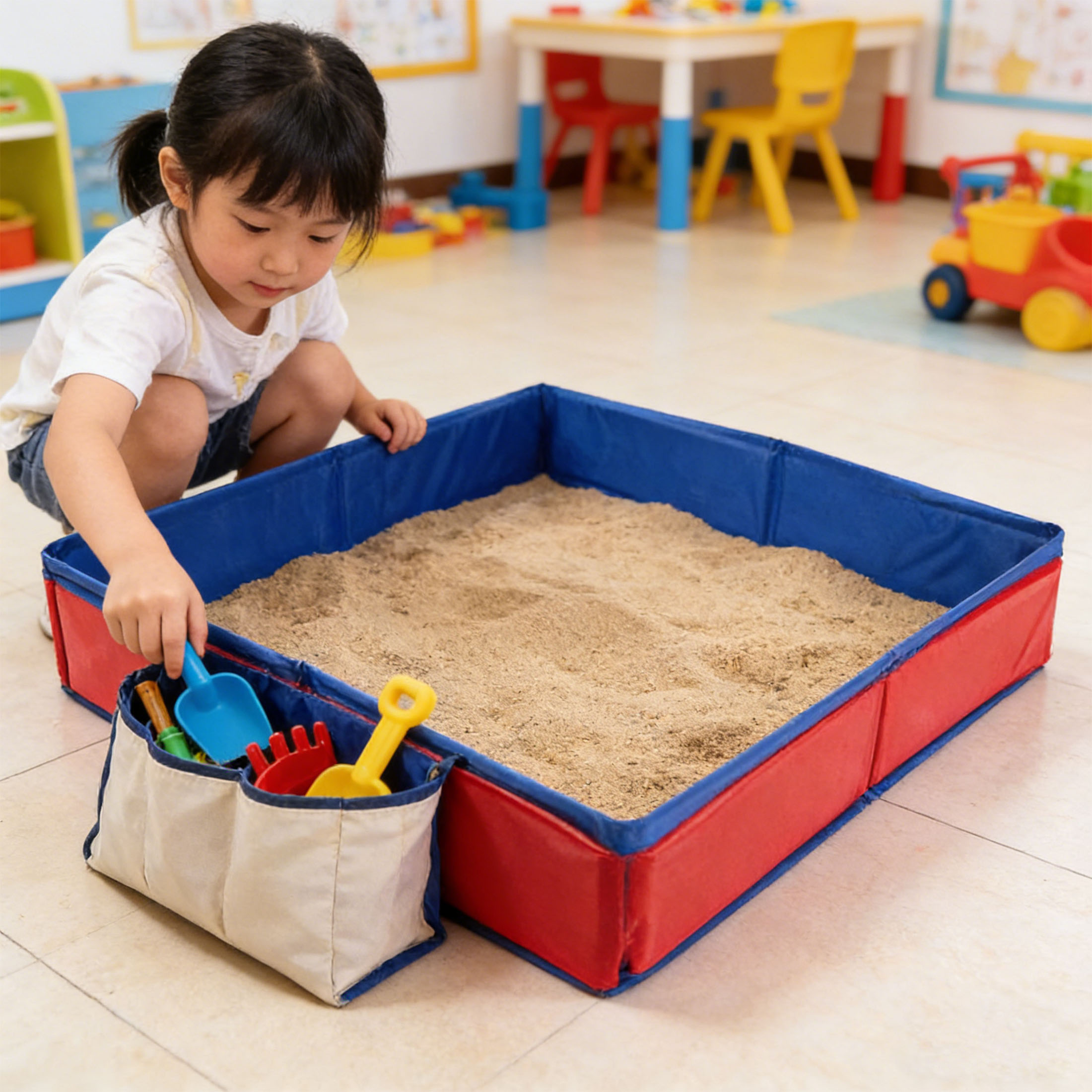 Kids Sand Table for Children B - Kids Outdoor Folding Table recension och pris