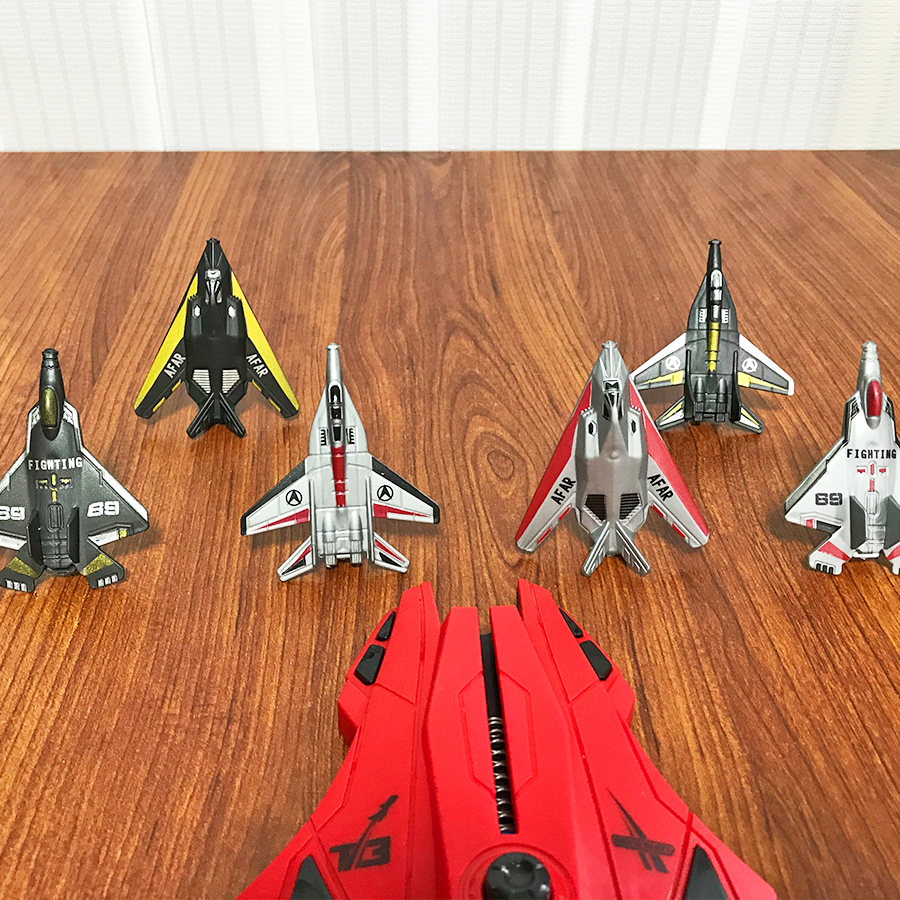 6pcs Fighter Plane Red Launche - Kids Outdoor Storage recension och pris